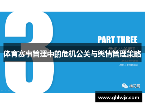 体育赛事管理中的危机公关与舆情管理策略